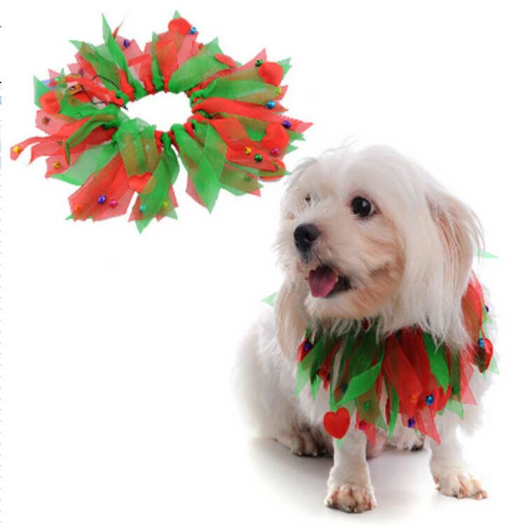 犬用 チョーカー クリスマス コスチューム 犬 マフラー ペット用 チョーカー 首輪 ...