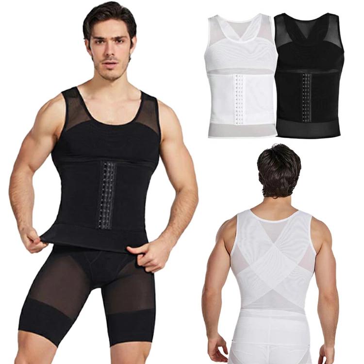 メンズ お腹引き締め ダイエット 補正下着 ボディスーツ ウエストニッパー 通気性 くびれ ストレッチ ボディシェイパー 矯正下着 コルセット