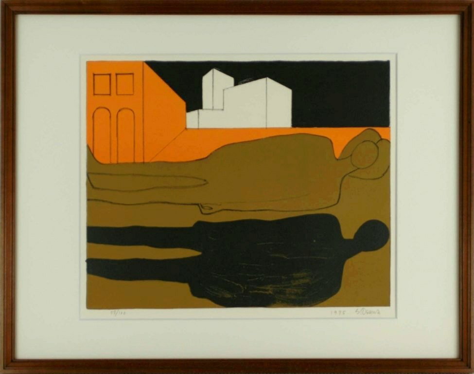 大沢昌助 「作品」 リトグラフ