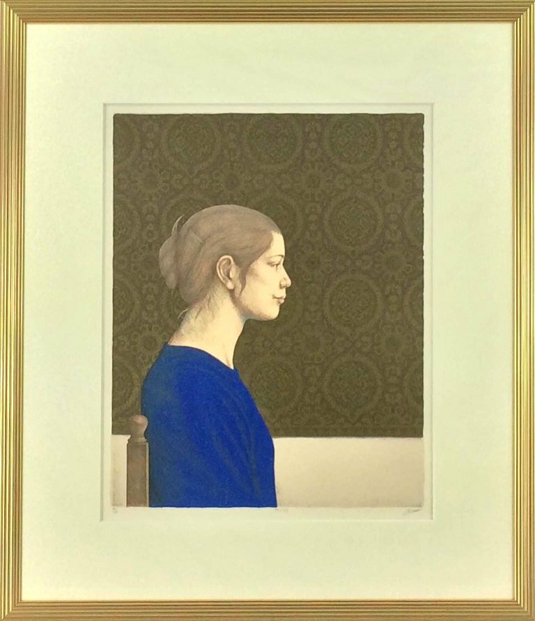 相笠昌義 「アラベスク」 リトグラフ