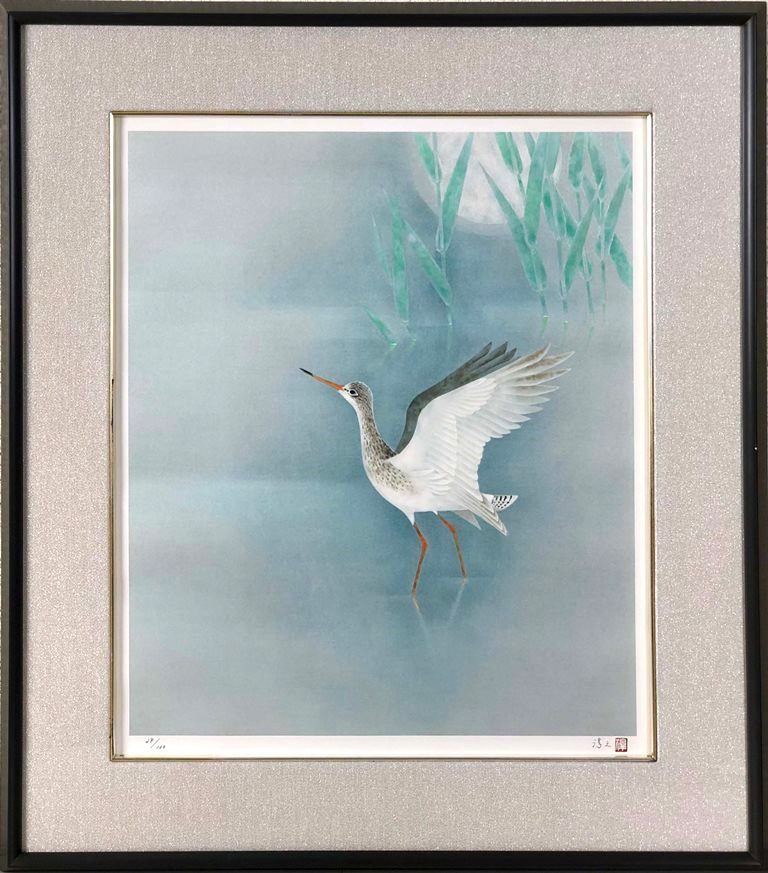 上村淳之 「月」 リトグラフ