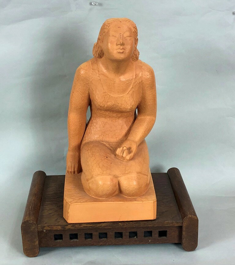 村上文雄　「流雲」　木彫