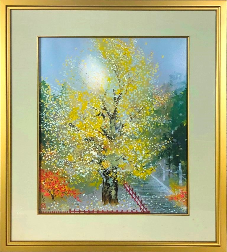 木村圭吾 「金色の舞」 リトグラフ