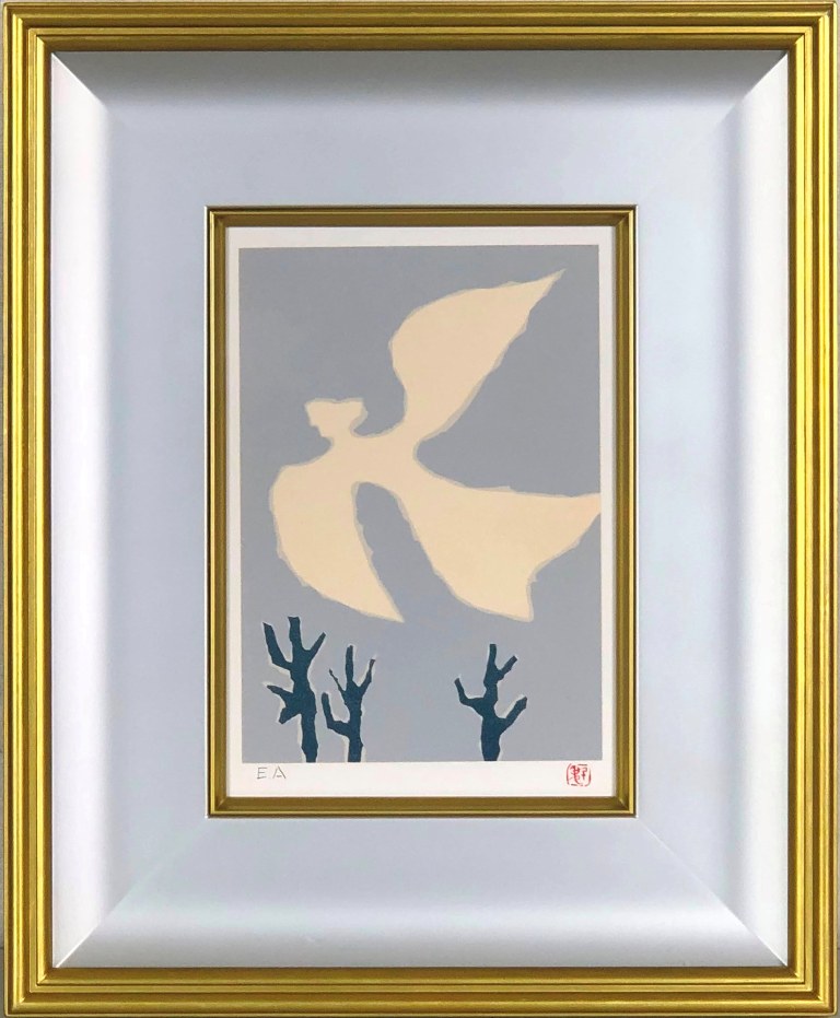 東山魁夷 「夢の詩(12月)」 リトグラフ