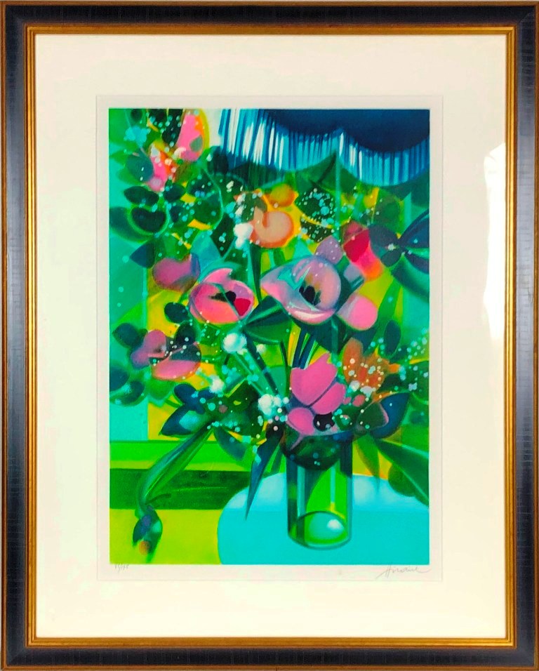 カミーユ・イレール 「花束」 リトグラフ