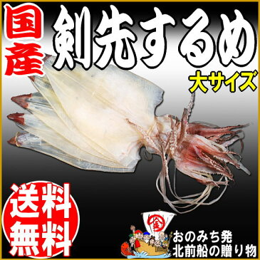 剣先するめ 国産 するめいか いか ギフト 大サイズ 5枚1束《長崎県産》送料無料 TV ぐるナイ で紹介!ゴチ ナイナイ 剣先するめいか 極上 今は幻となった《国内産》剣先するめイカ ダイエット 高級 珍味