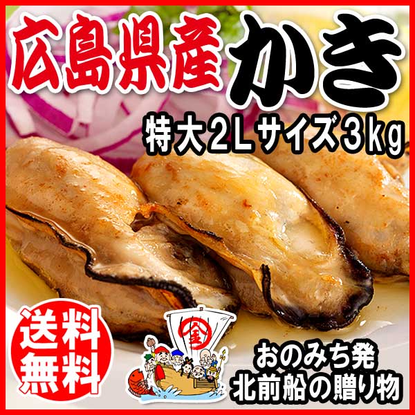 【送料無料】カキ 鍋セット 牡蠣/かき/広島県産(業務用)冷凍牡蠣(かき)特大1k（正味850g）g×3袋　広島産　カキフライ【楽ギフ_のし宛書】/バーゲン/バーベキューセット バーベキュー 材料 BBQ