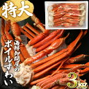   かに ズワイガニ 送料無料 ギフト ズワイ カニ 蟹 ずわい ボイル ズワイガニ 足 約3kg(正味2.4kg前後入り)(約6～8肩前後入)(ロシア産・アメリカ産・ノルウェー産)鍋セット 鍋 5l