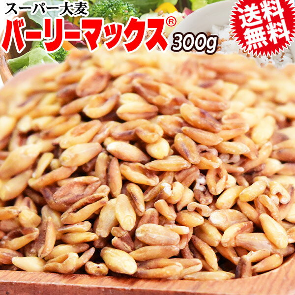 スーパー大麦 バーリーマックス 300g×1袋 送料無料 メール便限定⇒送料0円 雑穀 レジスタントスターチ