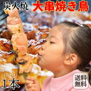 【8月20日以降の発送予定】 国産 炭火焼 手作り 大串焼き鳥 1本 (100g) 岩手県産 大きな 焼き鳥 常温 送料無料 メール便限定 鶏肉 鶏 とり トリ チキン やきとり 肉 BBQ