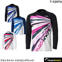 2023年度 ブラックナイト ドライロングTシャツ T-3297U 男女兼用 長袖Tシャツ・テニス、ソフトテニス、バドミントンウエア 厚手ドライ素材(吸汗速乾)(1商品のみネコポス発送可能)(4)