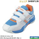 2024年ジュニア ヨネックス バドミントンシューズ パワークッションストライダーフローJ SHBSF1JB ローカット、ジュニアサイズ