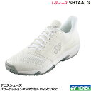 2024年新製品8月下旬発売 ヨネックス レディーステニスシューズ、ソフトテニスシューズ パワークッションアドアクセル ウィメンズGC SHTAALG・ クレ...