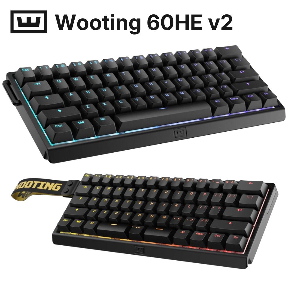 ＼大感謝セールは特別価格！／【正規取扱/最新V2】Wooting 60HE v2 ゲーミングキーボー ...