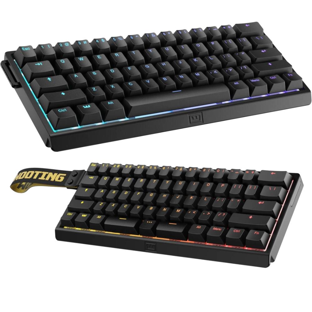 ＼アフターマラソン大特価祭！／【正規取扱/最新V2】Wooting 60HE v2 ゲーミングキーボード 8000Hz ラピッドトリガー 0.1mm作動 磁気スイッチ ウーティング 60%サイズ FPS 最速 競技用デバイス プロ仕様 高耐久 スプリットスペース対応 [US配列/標準スペースキー] 画像3