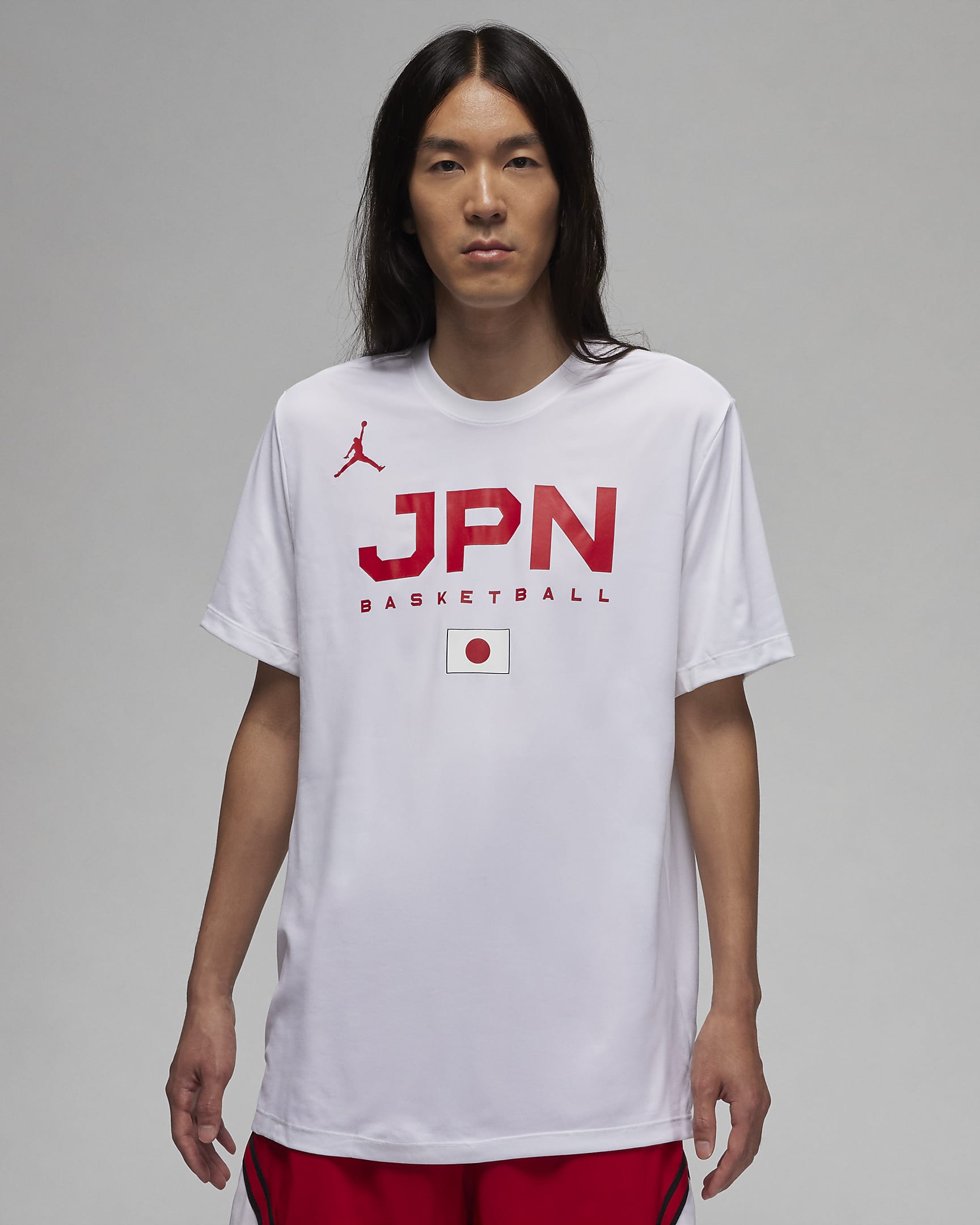 【送料無料】【ジュニアサイズ】ナイキ NIKE メンズ ジョーダン Dri-FIT バスケットボール プラクティス Tシャツ FQ5939-100 JPN ジャパン 半袖 日本代表　バスケ日本代表　　Tシャツ　2023　ワールドカップモデル　バスケ　代表　限定　プレミア　記念　数量限定