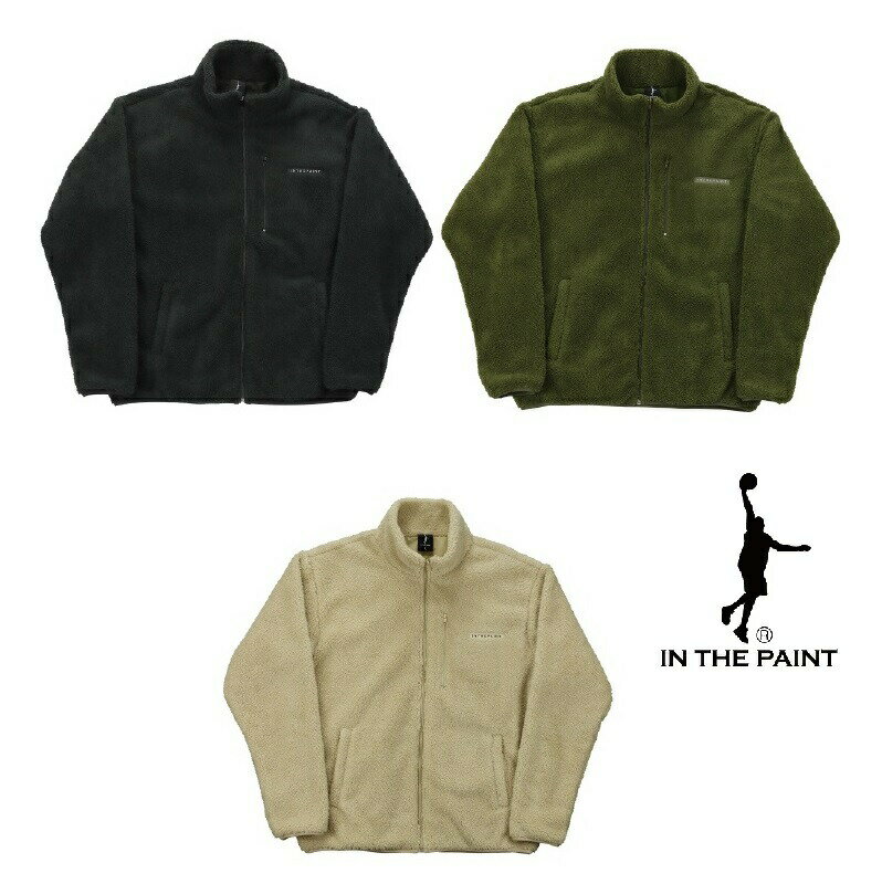 【送料無料】バスケ フリース IN THE PAINT インザペイント フリース ジャケット[ITP23455 ]【バスケットボール】バスケットボールウェア ウィンドブレーカー ウォームアップウェア ボア ふわ…