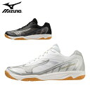 【送料無料】ミズノ 【 MIZUNO 】 バレーボールシューズ ミズノフライ 2024年継続MODEL 【 V1GA2330 MIZUNO FLY 部活動 練習 トレーニング レディース メンズ ホワイト ブラック 】