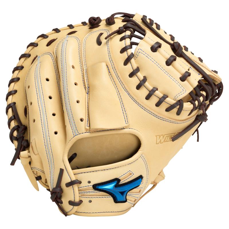 【送料無料】ミズノ MIZUNO 軟式用ウィルドライブ ブルー【捕手用／B-D型】 軟式グローブ・キャッチャーミット 1AJCR30900-8066(ブロンド×ローズブラウン)