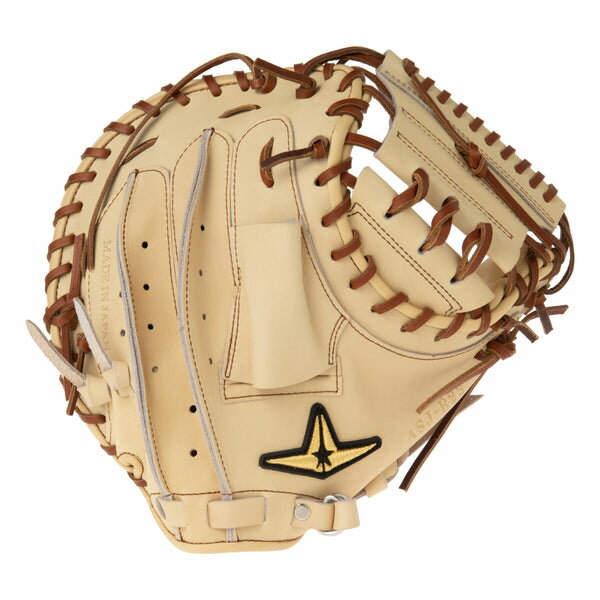 【送料無料】【HI-GOLD(ハイゴールド)】硬式仕様　小型キャッチャーミット　ASJR23　日本製（軟式兼用）　小学　中学　女子野球選手　最適