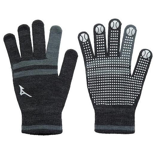 【mizuno(ミズノ)】　ニット手袋　グローバルエリート〈限定モデル〉　グレー(05)/ブラック(09)/ネイビー(14)/レッド(62)　12JYOE52