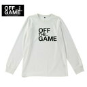 OFF_THE GAME (オフ ザ ゲーム)　ロゴ・ロングスリーブTシャツ　ホワイト　マジェスティック版　OG0322SS0001