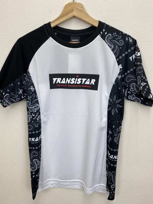 【トランジスタ】 ハンドボールウェア ゲームシャツ ペーズリー ブラック HB22ST01