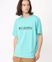 【送料無料】Columbia(コロンビア) テックトレイル フロントグラフィックショートスリーブTシャツ 454 Bright Aqua AO5402