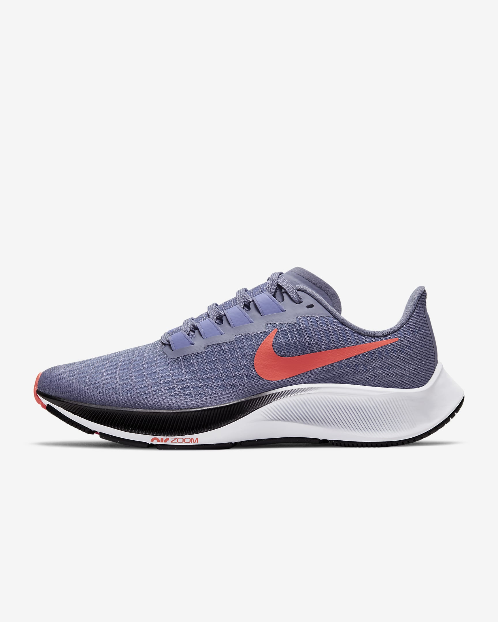 【NIKE(ナイキ)】 レディースランニングシューズ　WMNS AIR ZOOM PEGASUS 37 (ウィメンズ エアズーム ペガサス 37)　INDIGO HAZE/BRIGHT MANGO　BQ9647 500