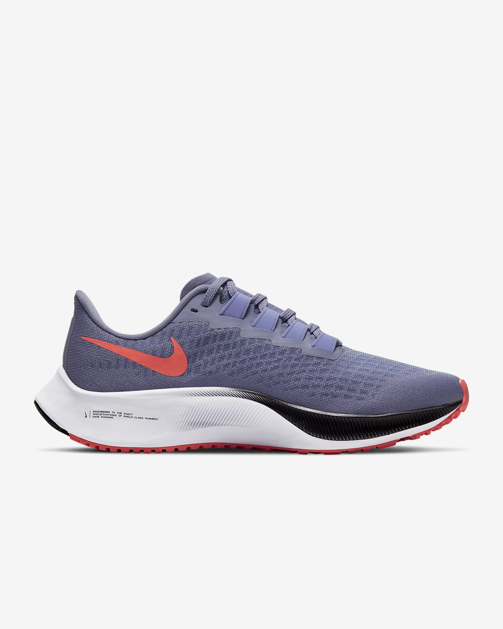 【NIKE(ナイキ)】 レディースランニングシューズ　WMNS AIR ZOOM PEGASUS 37 (ウィメンズ エアズーム ペガサス 37)　INDIGO HAZE/BRIGHT MANGO　BQ9647 500