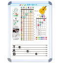 ギターボード ギター教室 ギター練習 五線ボード 五線譜ホワイトボード 鍵盤カード音符カード 音符マグネット 音符カード ピアノ教材 3歳〜 知育玩具 音階 五...