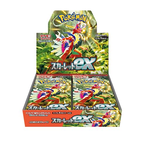 【シュリンク付き】ポケモンカードゲーム スカーレット バイオレット 拡張パック スカーレットex BOX