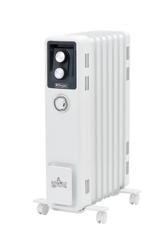 Dimplex(ディンプレックス) 電気ヒーター オイルフリーヒーター KECR B02 WH 8~10畳 省エネ タイマー機能 安全装置 ホワイト KECR12Ti