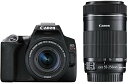 canon Canon デジタル一眼レフカメラ EOS Kiss X10 ダブルズームキット ブラック EOSKISSX10BK-WKIT