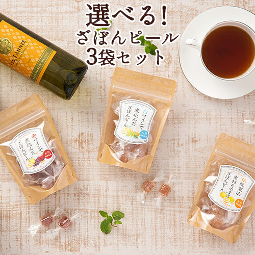 選べる ざぼんピール(ざぼん漬) 45g×3袋セット ハタ製菓【送料無料】