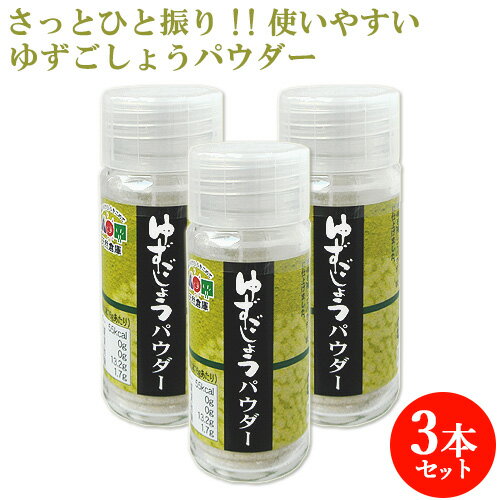 ゆずごしょうパウダー 16g×3 着色料や及び化学調味料不使用 つえエーピー【送料込】