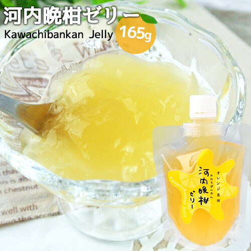 大分県杵築市産河内晩柑を贅沢に使用 飲む河内晩柑ゼリー 165g 手絞り果汁 香料&着色料不使用 てんさい糖使用 オレンジ農園