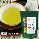 お中元 若竹園 八女産 煎茶ティーバック 75g(5g×15袋入り) 煎茶・かぶせ茶・深蒸し茶・玉露粉を贅沢にブレンド 緑茶 日本茶