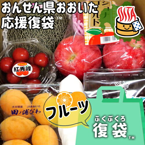 【応援企画】おんせん県おおいた ふっこう復袋 福袋 フルーツ詰め合わせセットA 送料込み 冷蔵 みかん 果物 大分県支援 復興 トキハインダストリー OIKI