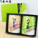 若竹園 香味撰 緑茶ギフトセット (知覧茶・八女茶60g) お返し 初盆会返礼品 香典返し お盆供養 仏事 弔事 挨拶回り 贈答品
