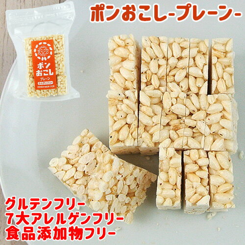 ふわっとサクッと食感でパラパラこぼれず子どもも食べやすい ポンおこし（プレーン）45g 大徳