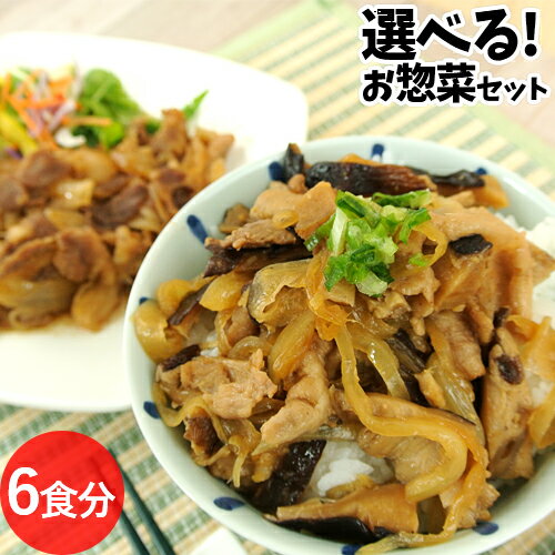 大分県産奥豊後豚 選べるお惣菜 6食分セット＜ねぎ塩豚/生姜焼き/豚キムチ/椎茸豚丼＞ 冷凍状態のまま電子レンジで温…