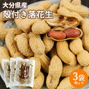 大分県産 減農薬 殻煎り落花生 130g×3袋セット 豊後高田仁義豆 殻付きピーナッツ 千葉半立 国産 天日干し 高田みづほ園【送料込】