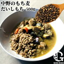 大分県豊後大野市清川町産 中野のもち麦(精麦) だいしもち 500g むらさきもち麦 麦ごはん 食物繊維をプラス β-グルカン 国産 九州産 農事組合法人グリー...
