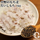 大分県豊後大野市清川町産 中野のもち麦(精麦) だいしもち 1kg むらさきもち麦 麦ごはん 食物繊維をプラス β-グルカン 国産 九州産 農事組合法人グリーン...