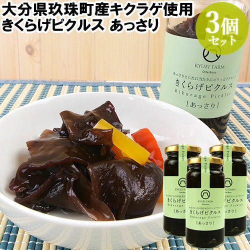 3個セット 大分県玖珠町産キクラゲ使用 きくらげピクルス【あっさり】80g 後からほんのりピリッとアクセント おかず 酢 キュウエイファーム【送料込】 3個セット 大分県玖珠町産キクラゲ使用 きくらげピクルス【あっさり】80g 後からほんのりピリッとアクセント おかず 酢 キュウエイファーム【送料込】