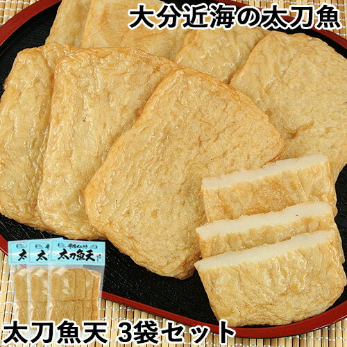 大分の近海でとれた新鮮なたちうお 太刀魚天 8枚入×3 つまみ おでんの具 林田食品【送料込】