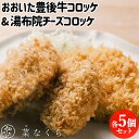 とんかつ専門店が作った ふんわりサクサク おおいた豊後牛コロッケ&湯布院チーズコロッケ 各5個入 油調理必須 保存料等無添加 北海道産男爵芋 生パン粉 お惣菜 ...