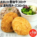 とんかつ専門店が作った レンジやグリルで温めるだけ おおいた豊後牛コロッケ&湯布院チーズコロッケ 各4個入 保存料等無添加 北海道産男爵芋 生パン粉 お惣菜 お...