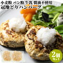大分県産冠地どり使用 ハンバーグ 120g 2個入り 冷凍 鶏肉 九州産 国産 地鶏 地どり おかず 惣菜 個包装 冷凍 ごちそう雲隠れ【送料込】
